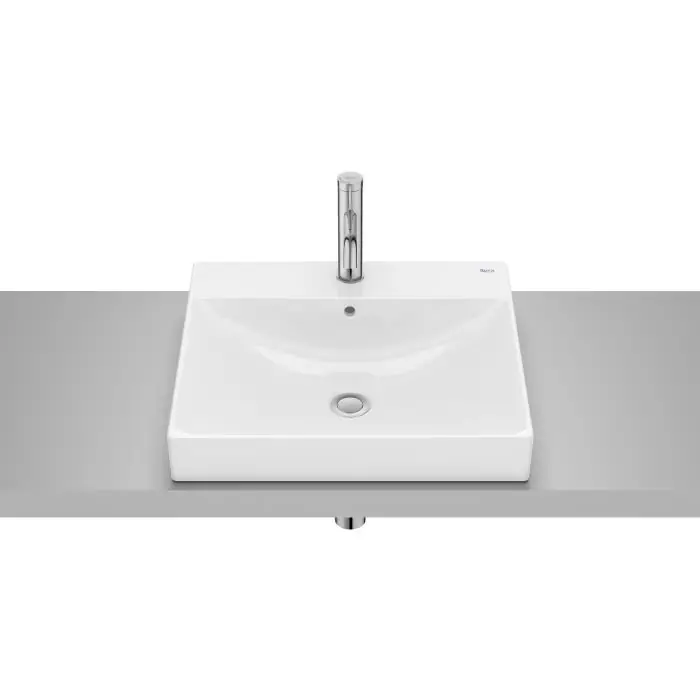 Duży rabat | Ona umywalka blatowa 50x45 cm z otworem na baterię fineceramic® A32768L000