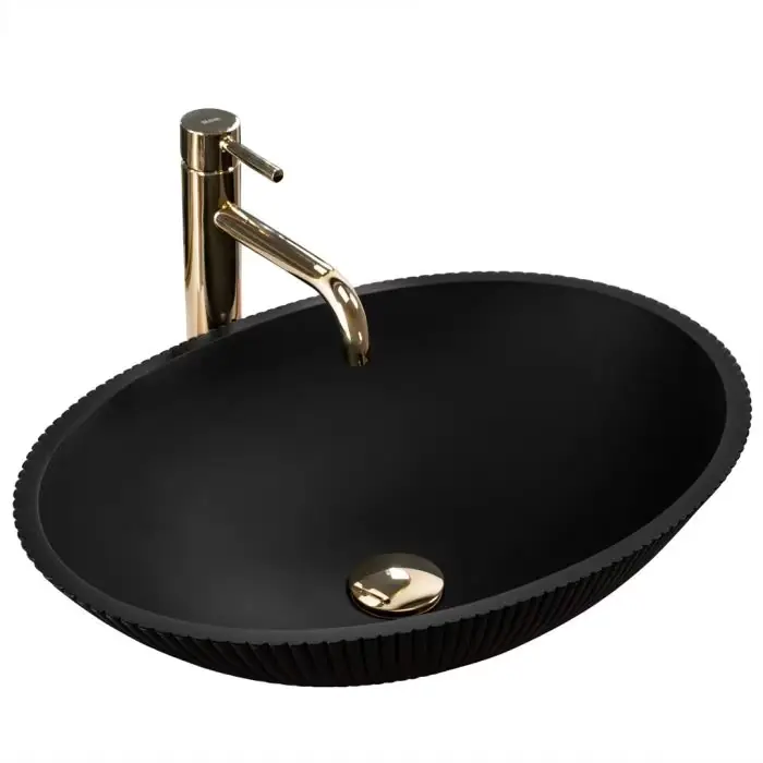 Della black mat umywalka nablatowa REA-U0274 - Cena fabryczna