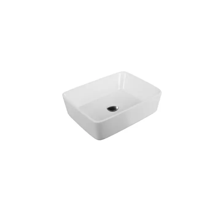Forka 2.0 umywalka nablatowa 48x37 cm prostokątna, biały połysk CEAC.3402.480.WH - Nowość w ofercie
