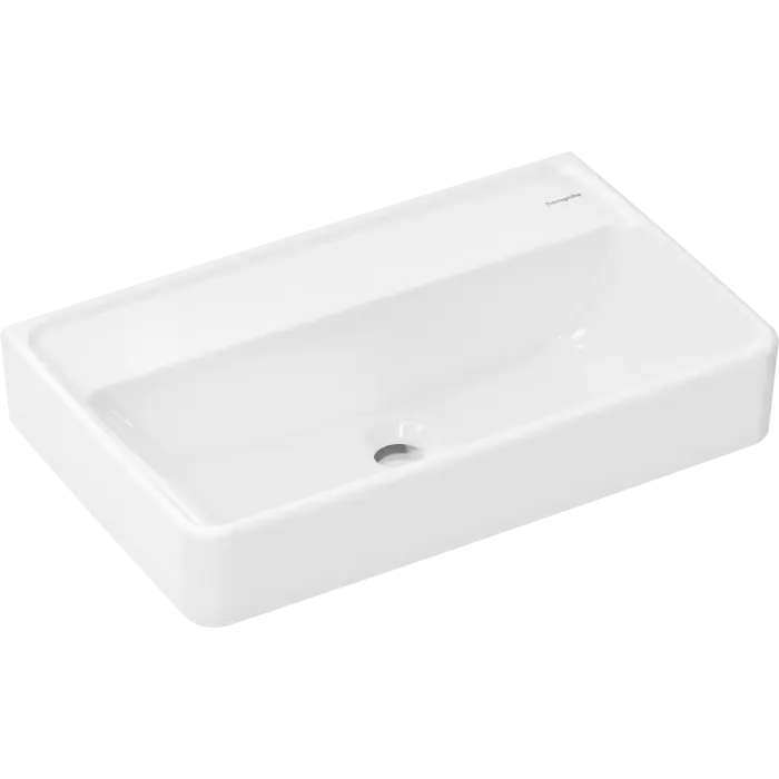 Xanuia q umywalka wisząca compact 600/370 bez otworu na baterię, bez przelewu, smartclean biały 61127450 | Produkt ceniony przez klientów