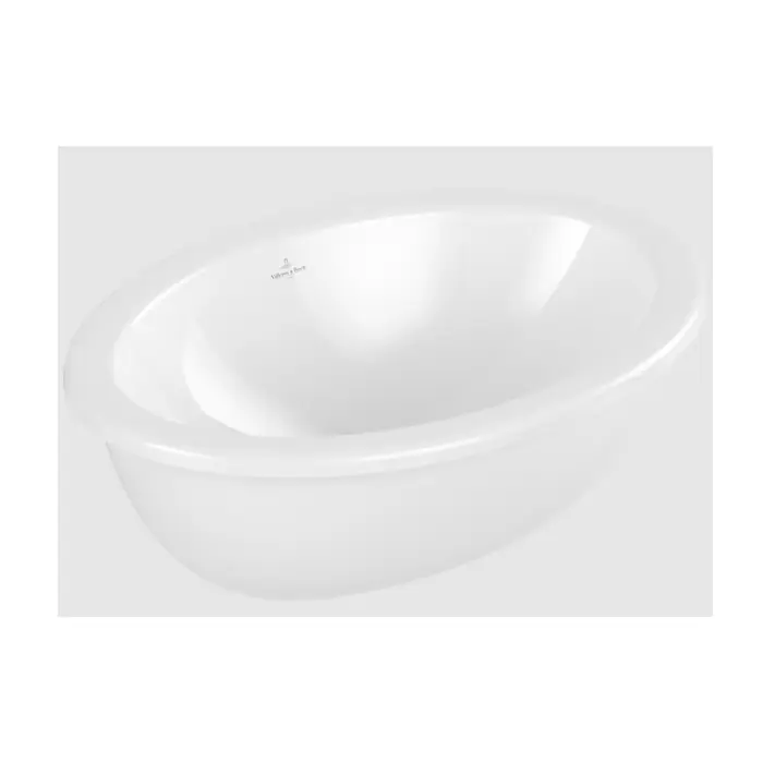 Bardzo popularny produkt | Loop & friends umywalka podblatowa, 485 x 325 x 215 mm, bez przelewu, strona zewnętrzna szkliwiona, weiss alpin ceramicplus 4A5401R1