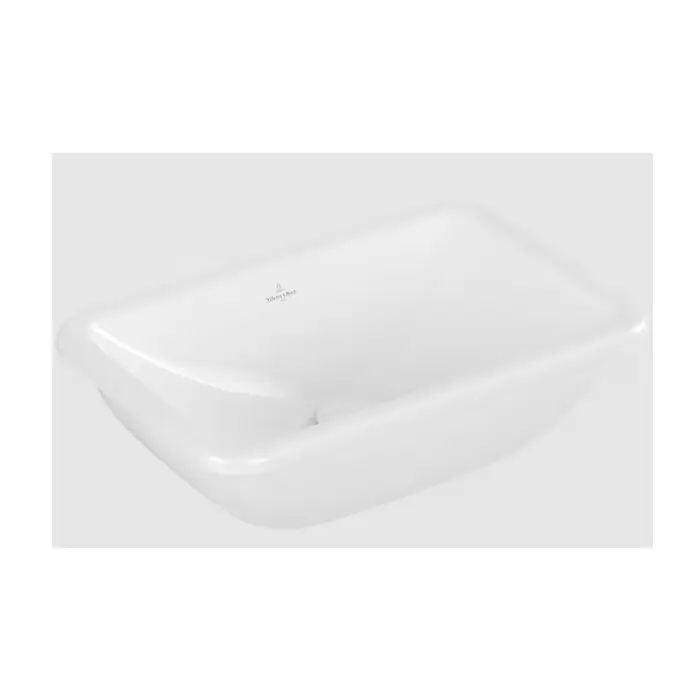 Loop & friends umywalka podblatowa, 450 x 280 x 185 mm, bez przelewu, strona zewnętrzna szkliwiona, weiss alpin ceramicplus 4A5601R1 - Taniej