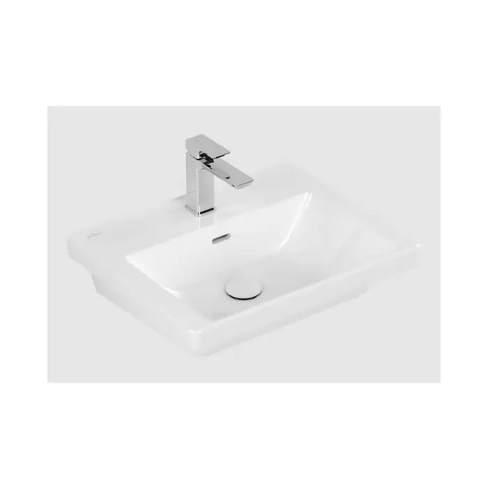 Wygodne zakupy - Subway 3.0 umywalka, 550 x 440 x 165 mm, z przelewem, weiss alpin ceramicplus 4A70F4R1