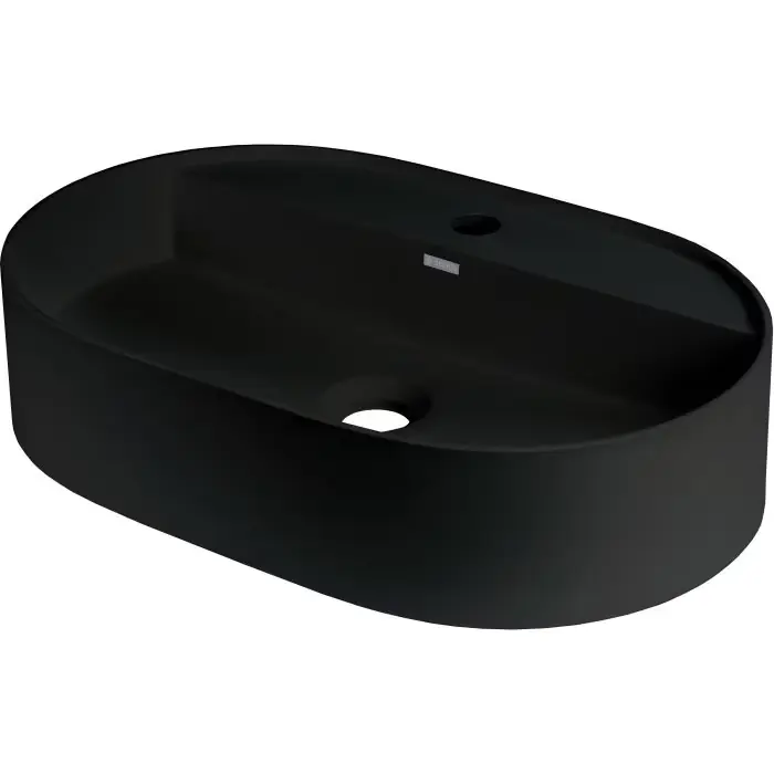 Umywalka silia nero 550x350 mm z miejscem na baterię CQS NU6B | Super okazja