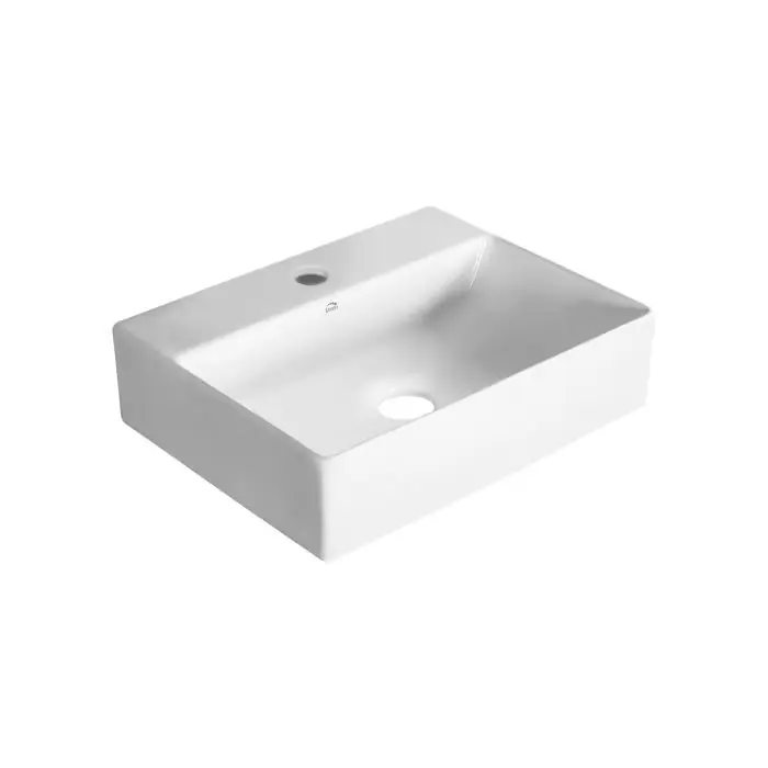 Cena fabryczna - Kvadrato umywalka nablatowa / ścienna ceramiczna wymiar 460x360x120 mm VUK 6146