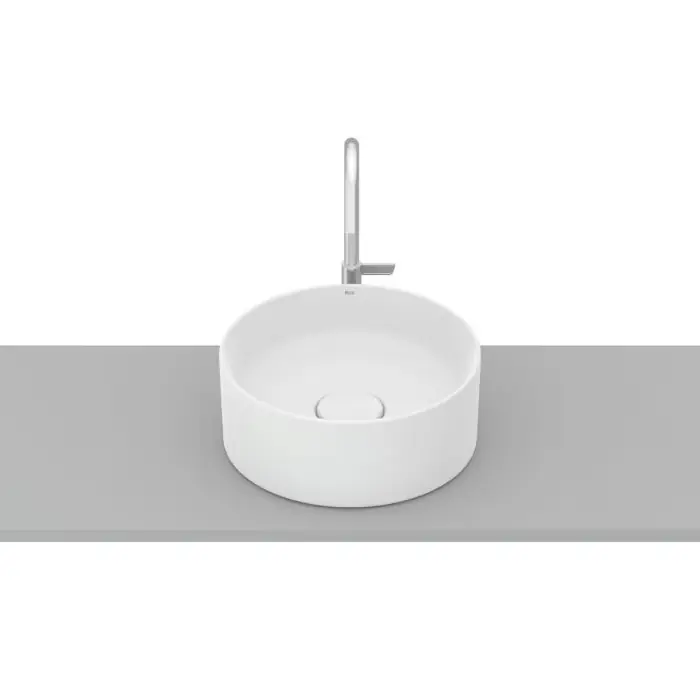 Terra umywalka nablatowa okrągła 30 cm fineceramic® biały mat A32787U620 - Bezpieczne zakupy