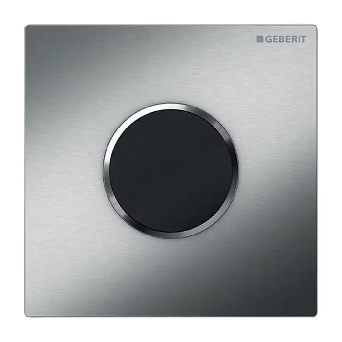 Elektroniczny zawór spłukujący do pisuaru, zasilanie bateryjne, typ 10, stal nierdz., okrągły 116.035.SN.1 | Oferta kończy się wkrótce