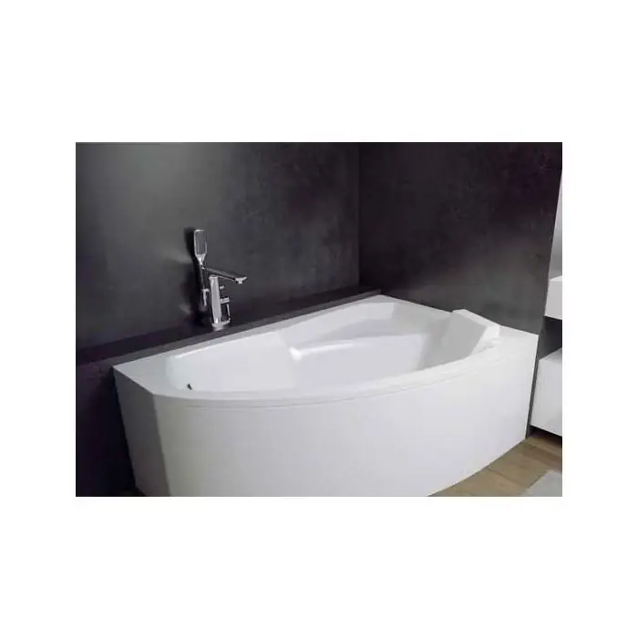 Ograniczona ilość - Besco rima wanna narożna 140x90 cm asymetryczna prawa biała war-140-np WAR-140-NP