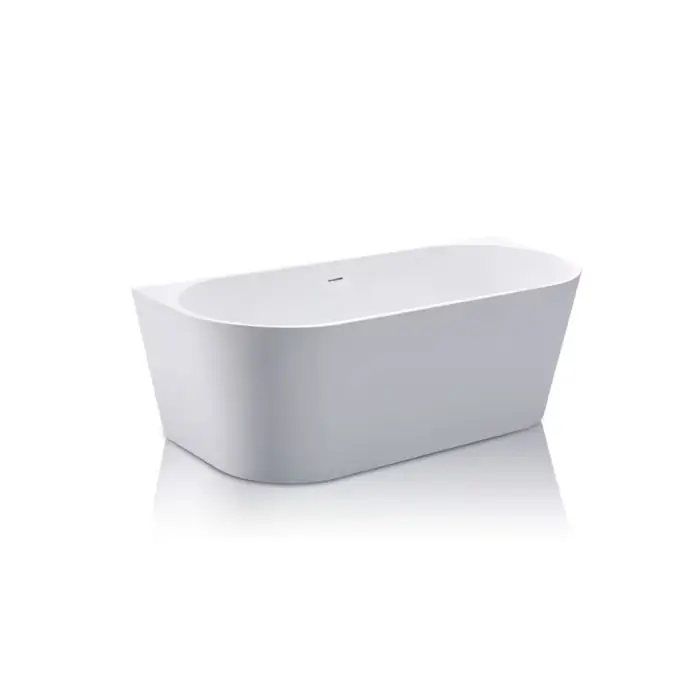 Gauli line 160cm wanna wolnostojaca/wanna przyścienna, akrylowa z korkiem chrom połysk AWW-004-160ZP | Sprawdzony produkt
