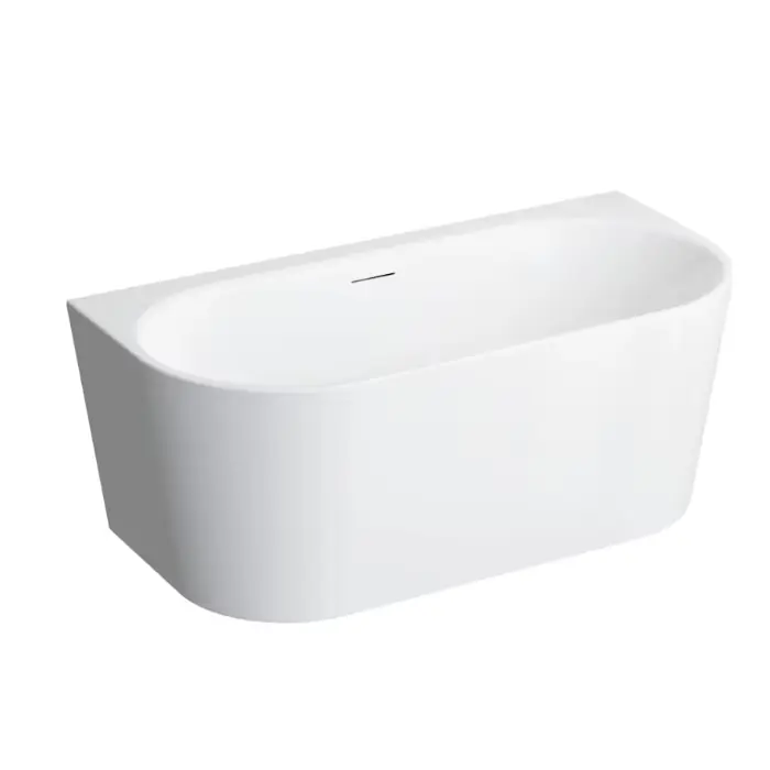 Wysyłka od ręki - Wanna wolnostojąca przyścienna sola 160 cm x 75 cm / biały mat 00654