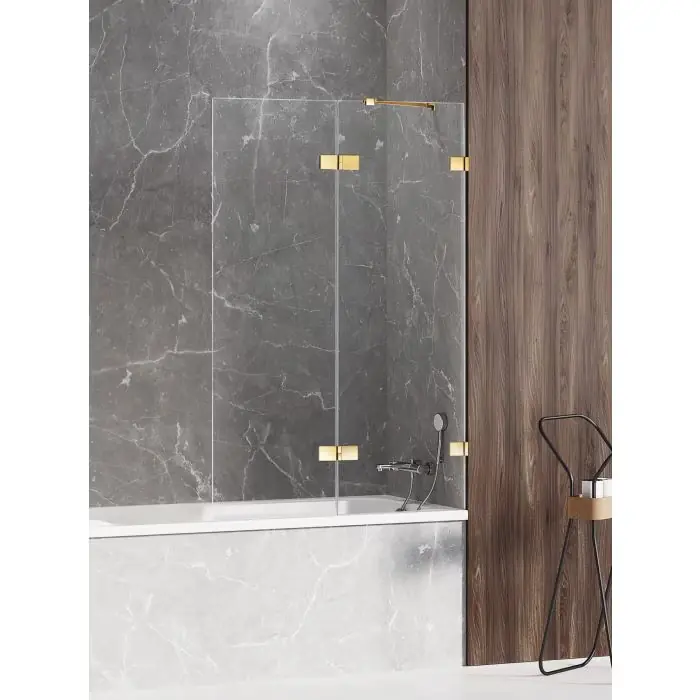 Oszczędź więcej | Nz4 parawan nawannowy avexa gold shine 1d l 140x150 szkło czyste 6mm active shield 2.0 EXK-2190