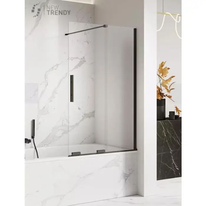 Ekspresowa wysyłka | Parawan nawannowy smart black 1d u 100x150 szkło czyste 8mm active shield 2.0 EXK-4200