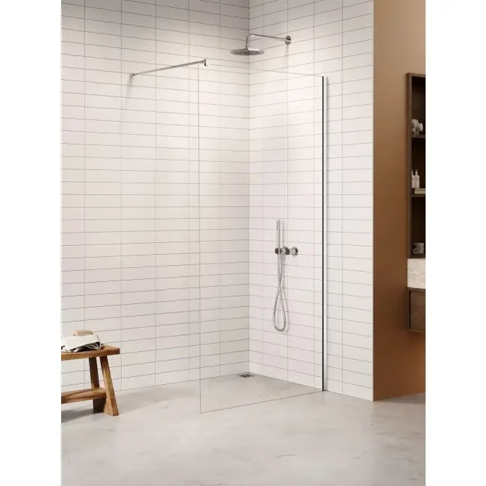 Kabina prysznicowa nesta walk-in u 140x200 szkło czyste 8mm active shield 2.0 K-1721 - Oferta promocyjna