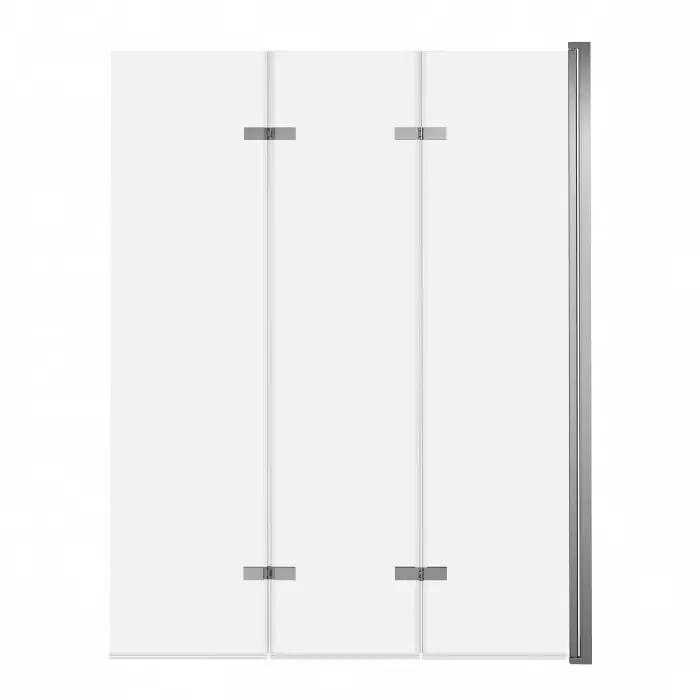 Końcówka serii | Sajno 100cm parawan nawannowy 3-panelowy składany, chrom SPW-003-100CH
