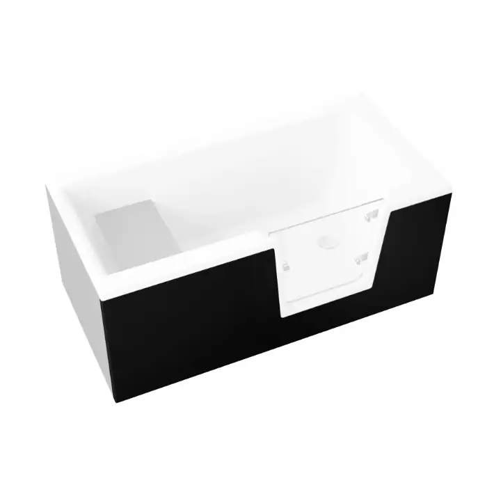 Obudowa akrylowa przednia do wanny avo 150 cm x 58 cm / czarny 00487 | Nowość w ofercie