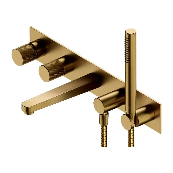 Contour bateria wannowa 5-otworowa, podtynkowa, złoty szczotkowany CT8037/1GLB - Darmowy zwrot