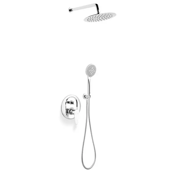 Algeo zestaw natryskowy podtynkowy z baterią, chrom BAG7P-SET1-S - Zamów dziś