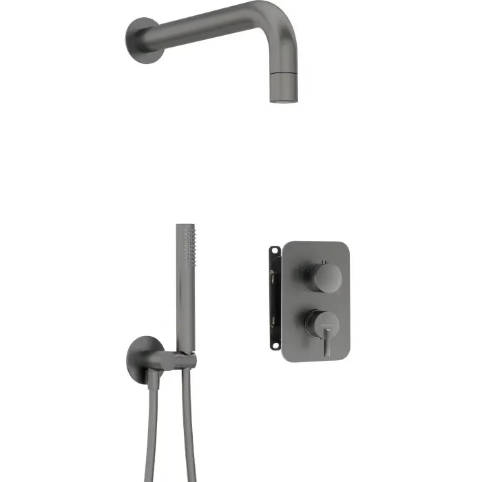 Komplet podtynkowy natryskowy silia titanium z boxem mieszaczowym BXYZDQSM - Skorzystaj z oferty