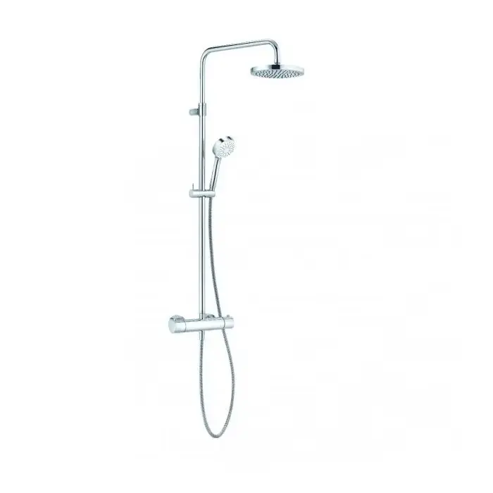 Profesjonalna jakość | Logo dual shower system z termostatem, 1 s chrom 6809505-00