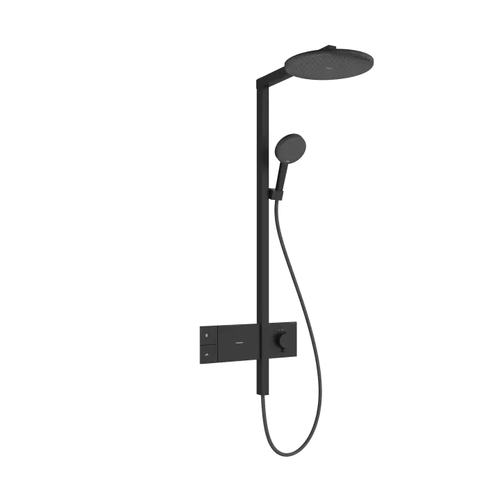Zamów dziś | Raindance alive s komplet prysznicowy 300 1jet z termostatem showerselect comfort czarny matowy 24582670