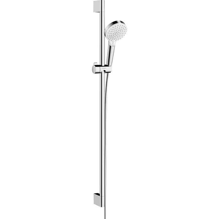 Crometta zestaw prysznicowy 100 vario ecosmart z drążkiem 90 cm biały/chrom 26538400 - Popularny produkt