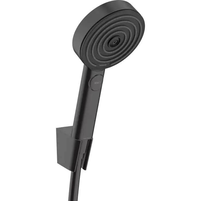 Pulsify select s punktowy zestaw prysznicowy 105 3jet relaxation z wężem 125 cm czarny matowy 24302670 - Szybka wysyłka