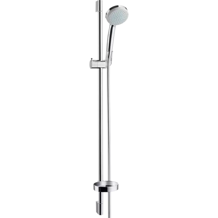 Croma 100 zestaw prysznicowy vario z drążkiem 90 cm i mydelniczką chrom 27771000 - Do wyczerpania zapasów