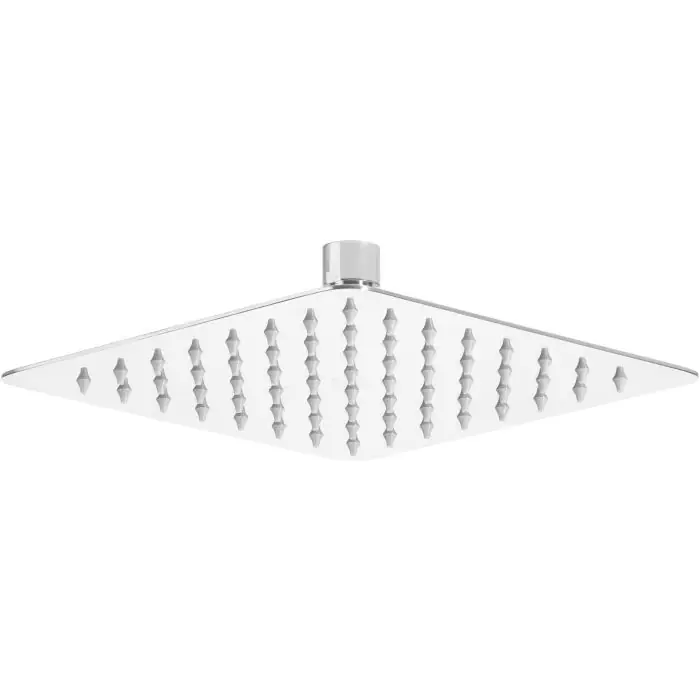 Cascada floks chrom głowica bateria natryskowa stalowa kwadratowa 200x200 mm NAC 005K - Megacena
