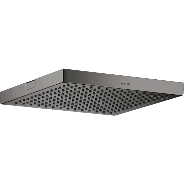 Showersolutions głowica prysznicowa 240/240 1jet do montażu w suficie czarny chrom polerowany 10924330 | Supercena