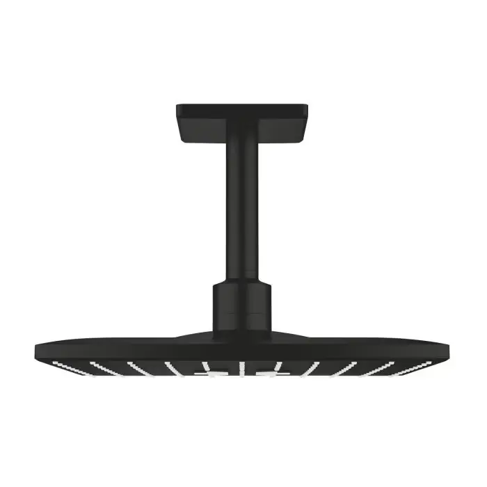 Rainshower smartactive 310 cube deszczownica z przepustem stropowym 142 mm, 2 strumienie, matte black 264812430 | Super okazja