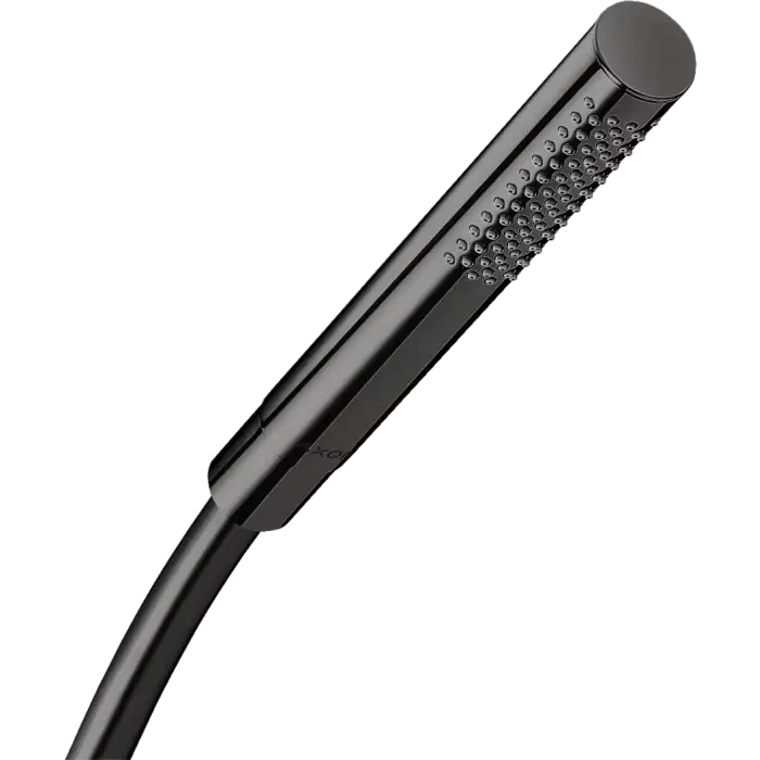 Starck główka prysznicowa 1jet ecosmart, slim czarny chrom polerowany 10531330 | Oferta