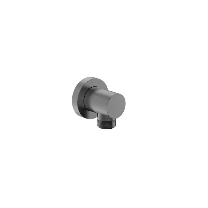Przyłącze węża prysznicowego 1/2" (rozeta okrągła) pvd brushed graphite A5B1450GM0 - Supercena