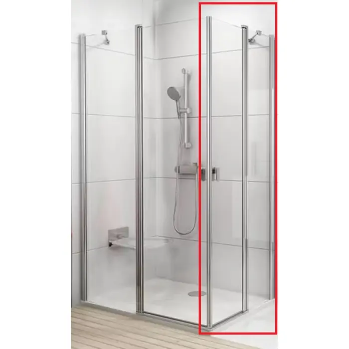 Produkt ceniony przez klientów | Drzwi prysznicowe crv2-100 (980-1000x1950) polerowane aluminium +transparent 1QVA0C00Z1