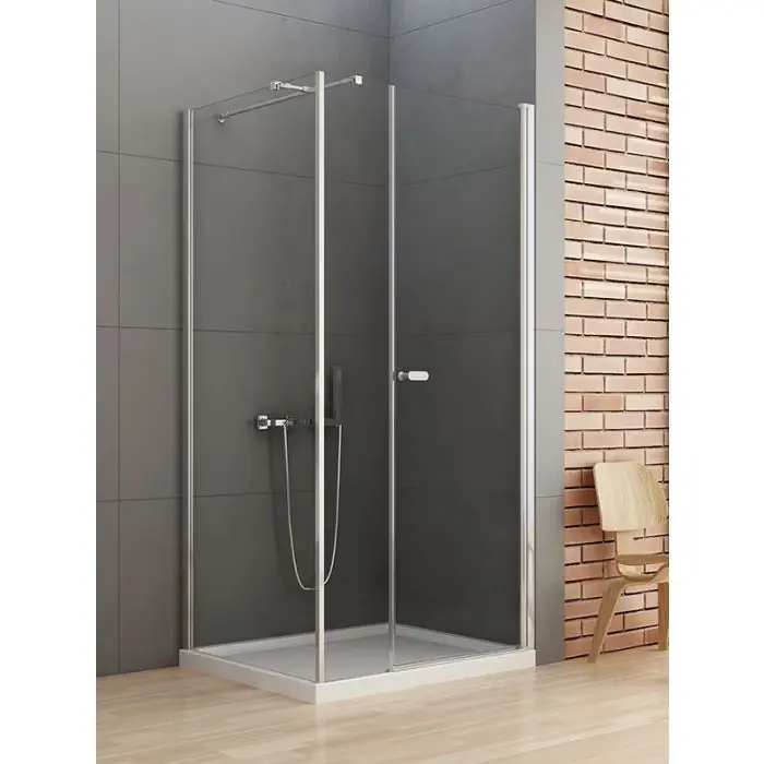 Kabina prysznicowa new soleo 1d prostokątna u 110x80x195 szkło czyste 6mm active shield 2.0 K-0361 | Nowość
