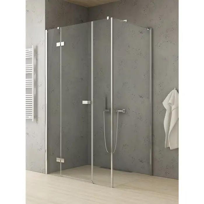 Nz4 kabina prysznicowa reflexa plus 1d prostokątna l 150x90x200 szkło czyste 6mm active shield 2.0 EXK-5094 - Bezpieczne zakupy