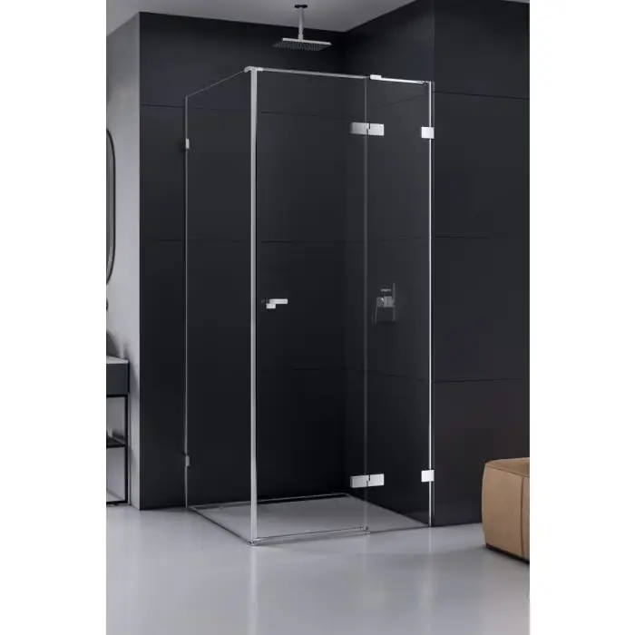 Nowa pozycja w ofercie | Kabina prysznicowa eventa 1d prostokątna p 80x120x200 szkło czyste 8mm active shield 2.0 EXK-4503