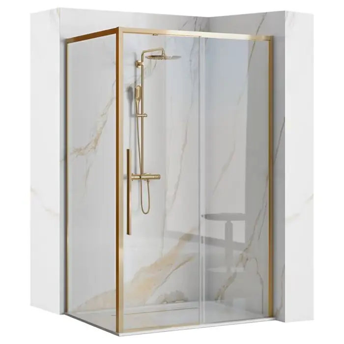 Solar gold kabina prysznicowa 800x1000x1950 szklo transparent REA-K4901 - Hit cenowy
