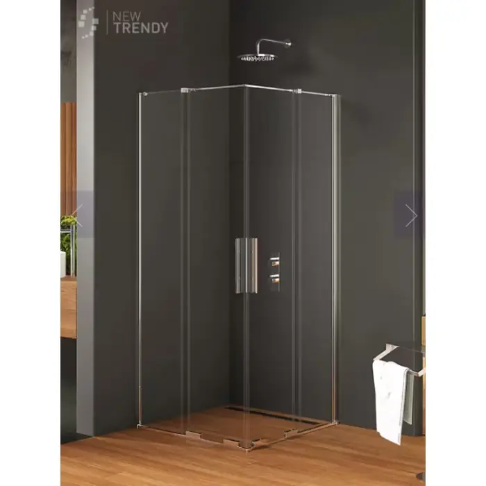 Klienci polecają - Kabina prysznicowa smart 2d prostokątna u 90x100x200 szkło czyste 8mm active shield 2.0 EXK-4061
