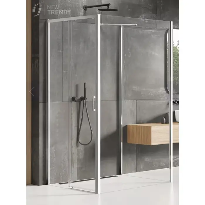 Nz2 kabina prysznicowa prime 1d prostokątna przyścienna p 120x90x200 szkło czyste 6mm active shield 2.0 K-0890 - Nie zwlekaj