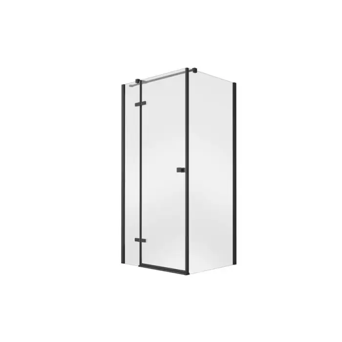 Pixa black new kabina kwadratowa przejrzyste szkło 90 x 90 x 195 lewa PKL-90-195-B - Nowy produkt
