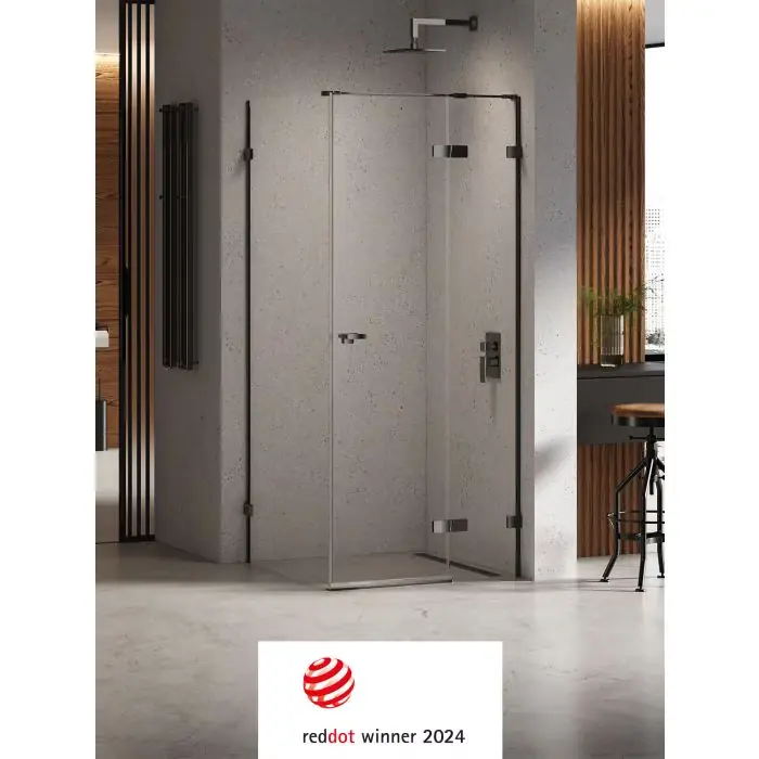 Kabina prysznicowa eventa black chrome 1d prostokątna p 90x70x200 szkło czyste 8mm active shield 2.0 EXK-6181 | Tylko przez ograniczony czas