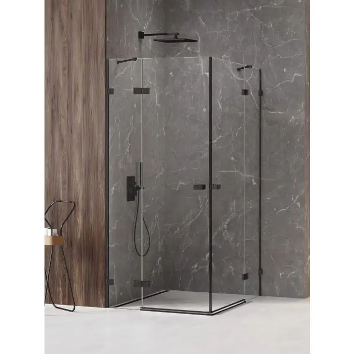 Nz4 kabina prysznicowa avexa xr black 2d prostokątna 100x90x200 szkło czyste 6mm active shield 2.0 EXK-6920 | Nowy produkt