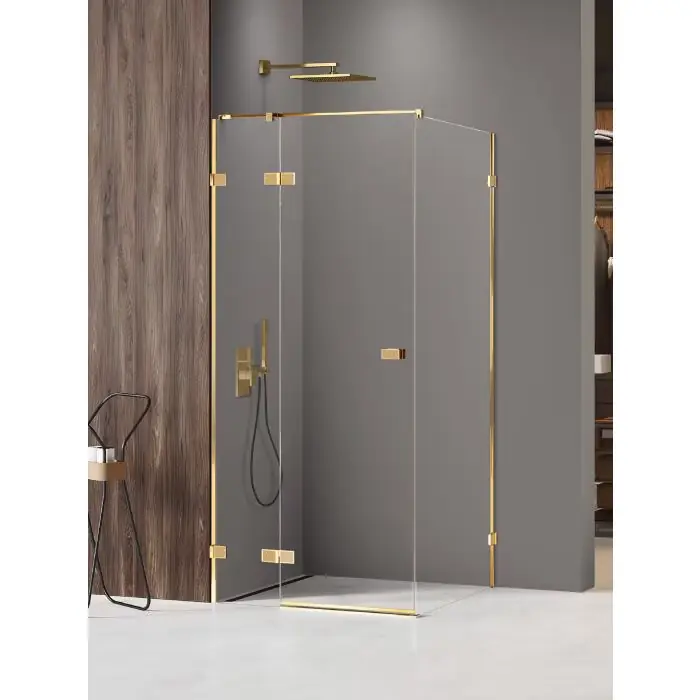 Kup dziś - Kabina prysznicowa avexa xr gold shine 1d prostokątna p 110x100x200 szkło czyste 6mm active shield 2.0 EXK-6801