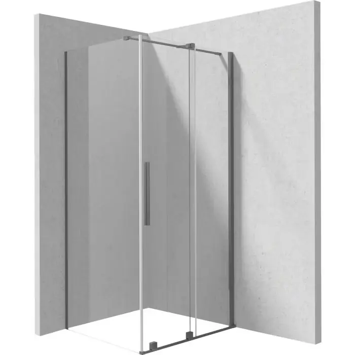 Kabina prizma titanium 100x90 cm ktj_d30r + ktj_d39p KPNDP10S09 - Okazja