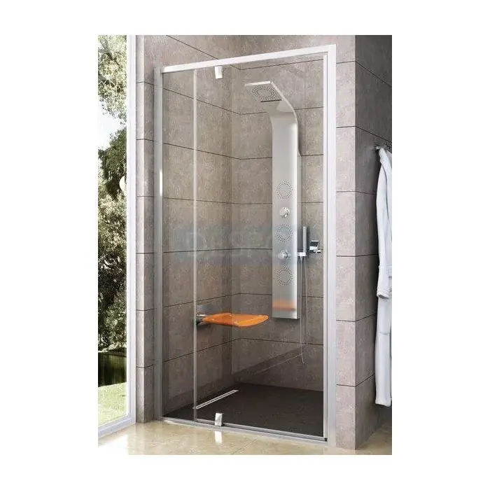 Drzwi pdop2-100 białe/chrom+transparent 03GA0100Z1 | Właśnie dodano