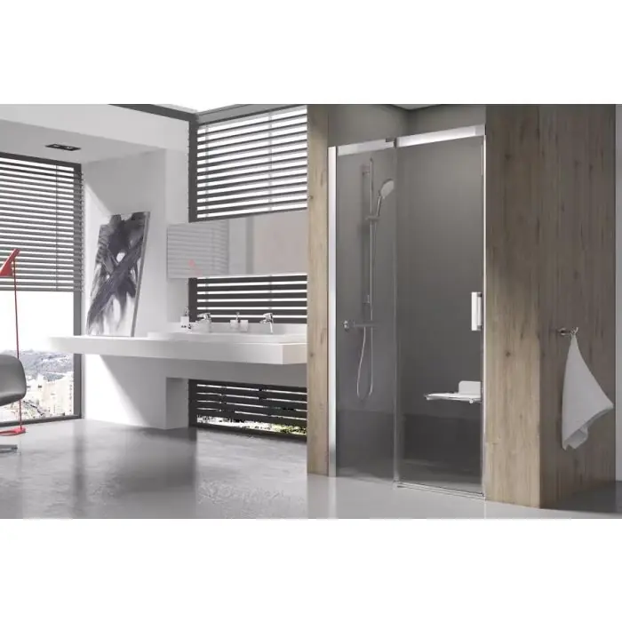 Matrix drzwi prysznicowe msd2-100 l białe+transparent 0WLA0100Z1 - Sprawdzony produkt
