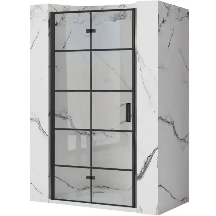 Promocja | Molier black drzwi prysznicowe 90x190cm REA-K8538