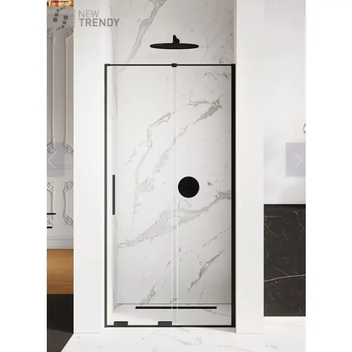 Drzwi wnękowe smart black 1d u 100x200 szkło czyste 8mm active shield 2.0 EXK-4109 - Prosto z fabryki