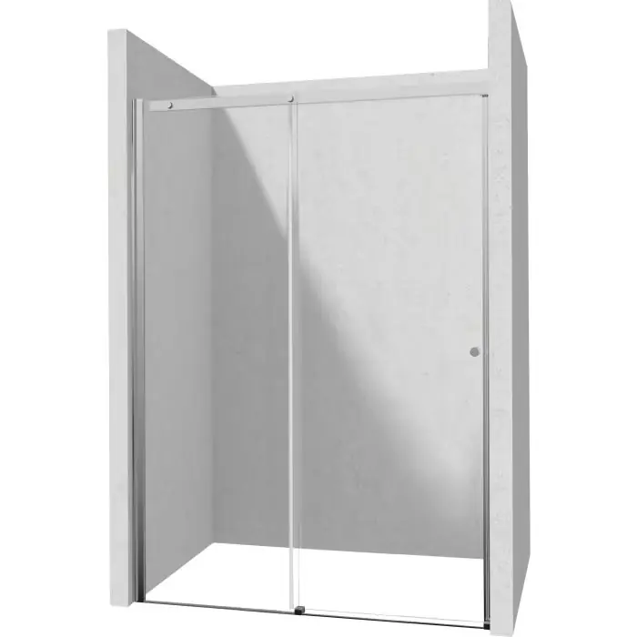 Drzwi przesuwne kerria plus chrom 170 cm z powłoką, szkło totalwhite KTSP017P - Profesjonalna jakość