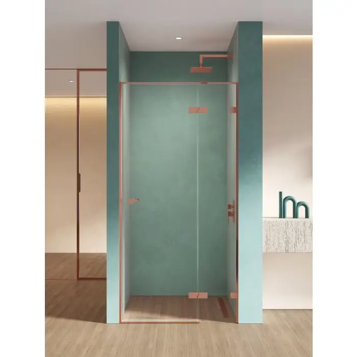 Drzwi wnękowe eventa copper shine 1d l 120x200 szkło czyste 8mm active shield 2.0 EXK-6360 | Dobra cena